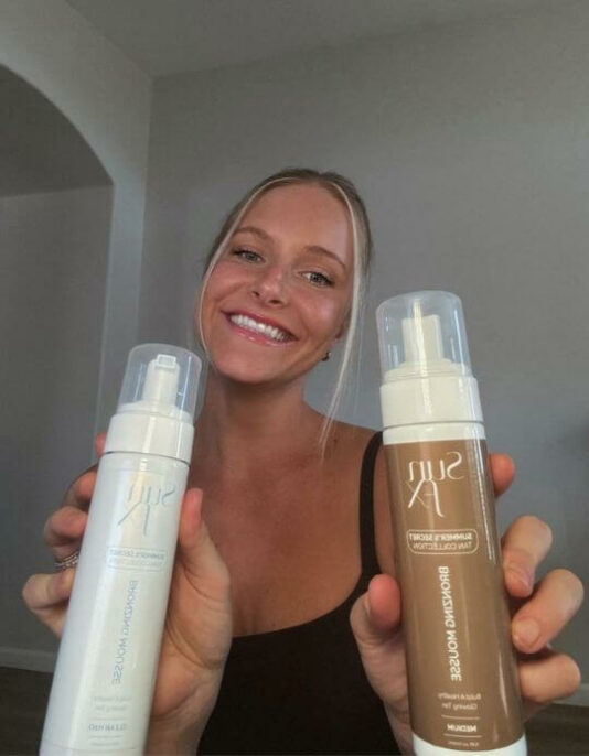 Self tanning spray tanning dark tan glowing perfect skin all natural tanning tan easy to use professional blending brush for tanning makeup blend face glow skin care